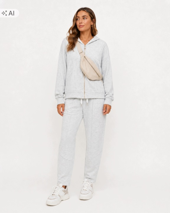 KOMPLET DRESOWY BŁĘKIT PRZESZYCIA BLUZA+SPODNIE 65% BAWEŁNY UNI ROZMIAR