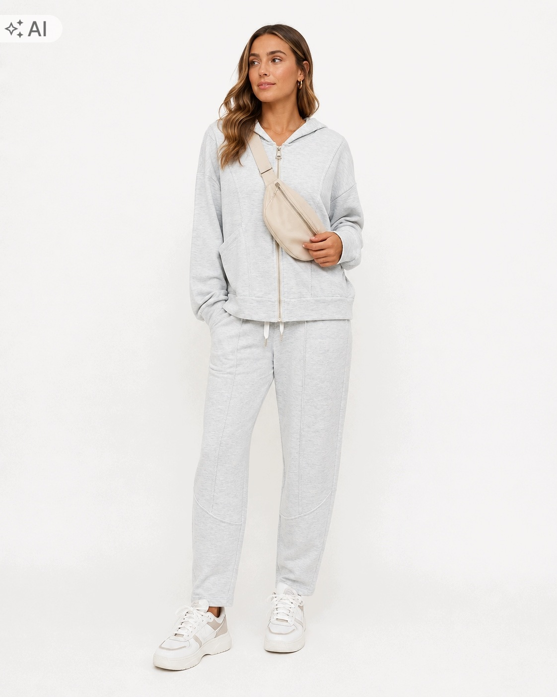 KOMPLET DRESOWY BŁĘKIT PRZESZYCIA BLUZA+SPODNIE 65% BAWEŁNY UNI ROZMIAR - obrazek 6
