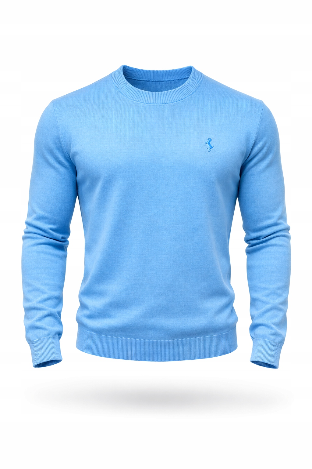 SWETER MĘSKI BŁĘKITNY POLO LARA KONIK 2XL - obrazek 4